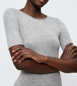 Beauty Layers Top, Medium Grey Melange, XL