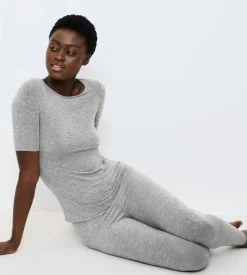 Beauty Layers Top, Medium Grey Melange, XL