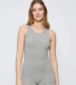 Beauty Layers Top, Medium Grey Melange, XL