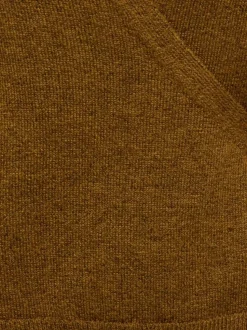 Becky Wrap Cardigan, Bison, S