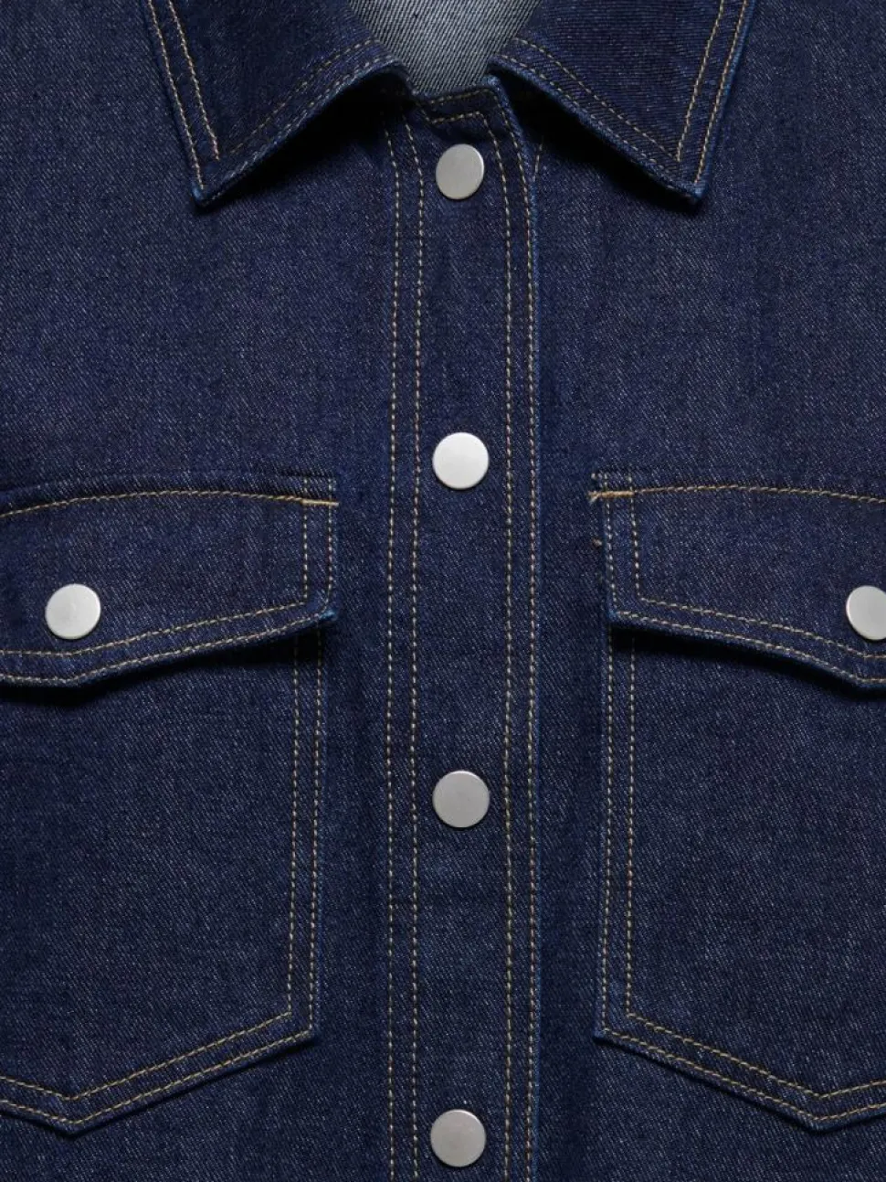 Belle Denimskjorte, Dark Blue Denim Rinse, M