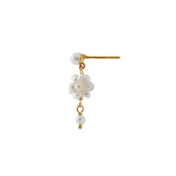 Berries Ørering, 18CT Gold Plated