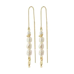 Berthe Kæde Øreringe, Guld