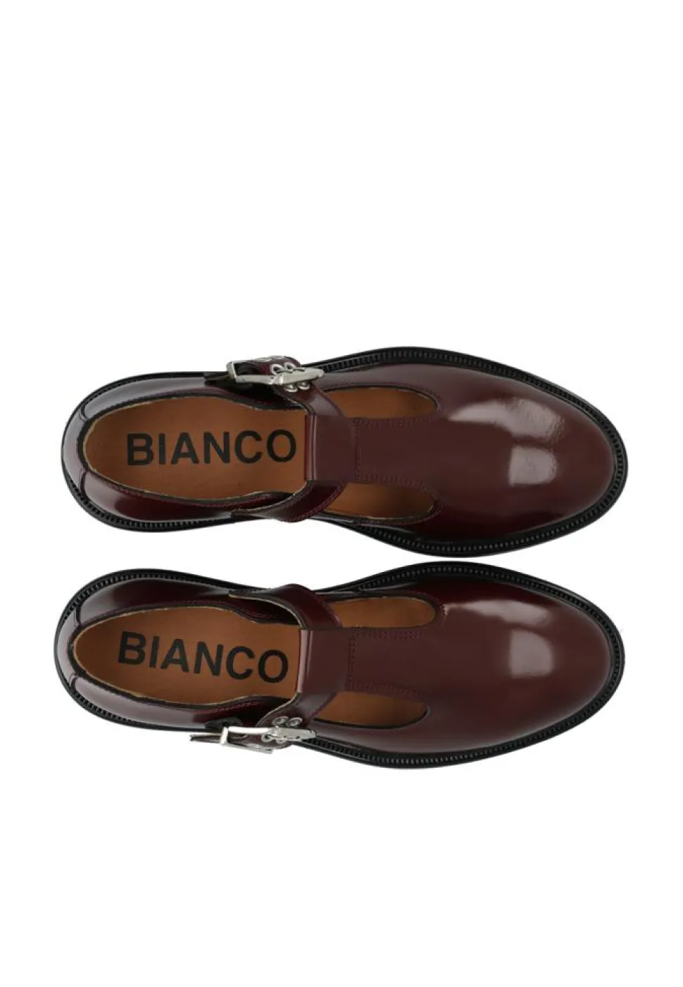 BIAAdda T-Strap Mary Jane Sko, Burgundy, 40