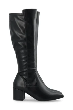 BIADevived Stretch Knee High Støvler, Black, 38