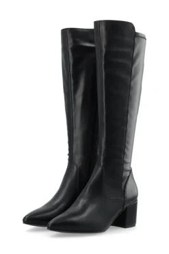 BIADevived Stretch Knee High Støvler, Black, 38