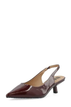 BIAKirstin Kitten Heel Slingback, Burgundy, 38