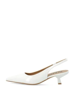 BIAKirstin Kitten Heel Slingback, Off White, 39