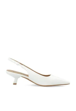 BIAKirstin Kitten Heel Slingback, Off White, 39