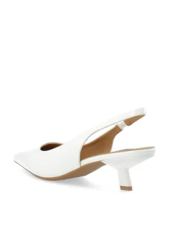 BIAKirstin Kitten Heel Slingback, Off White, 39