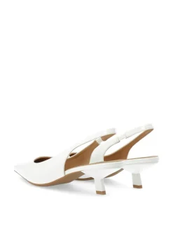 BIAKirstin Kitten Heel Slingback, Off White, 39