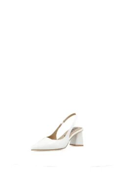 BIAMaralyn Slingback Højhælede Sko, Off White, 39