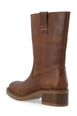 BIAMary Mid Pull On Støvler, Cognac, 40