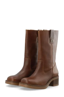 BIAMary Mid Pull On Støvler, Cognac, 40