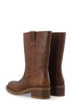 BIAMary Mid Pull On Støvler, Cognac, 40