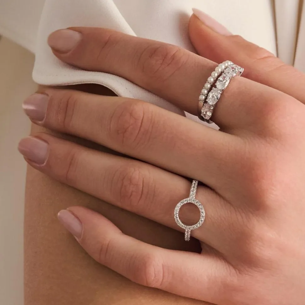 Biella Altro Piccolo Ring, Silver, 56