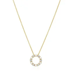 Biella Perla Halskæde, Gold Plated