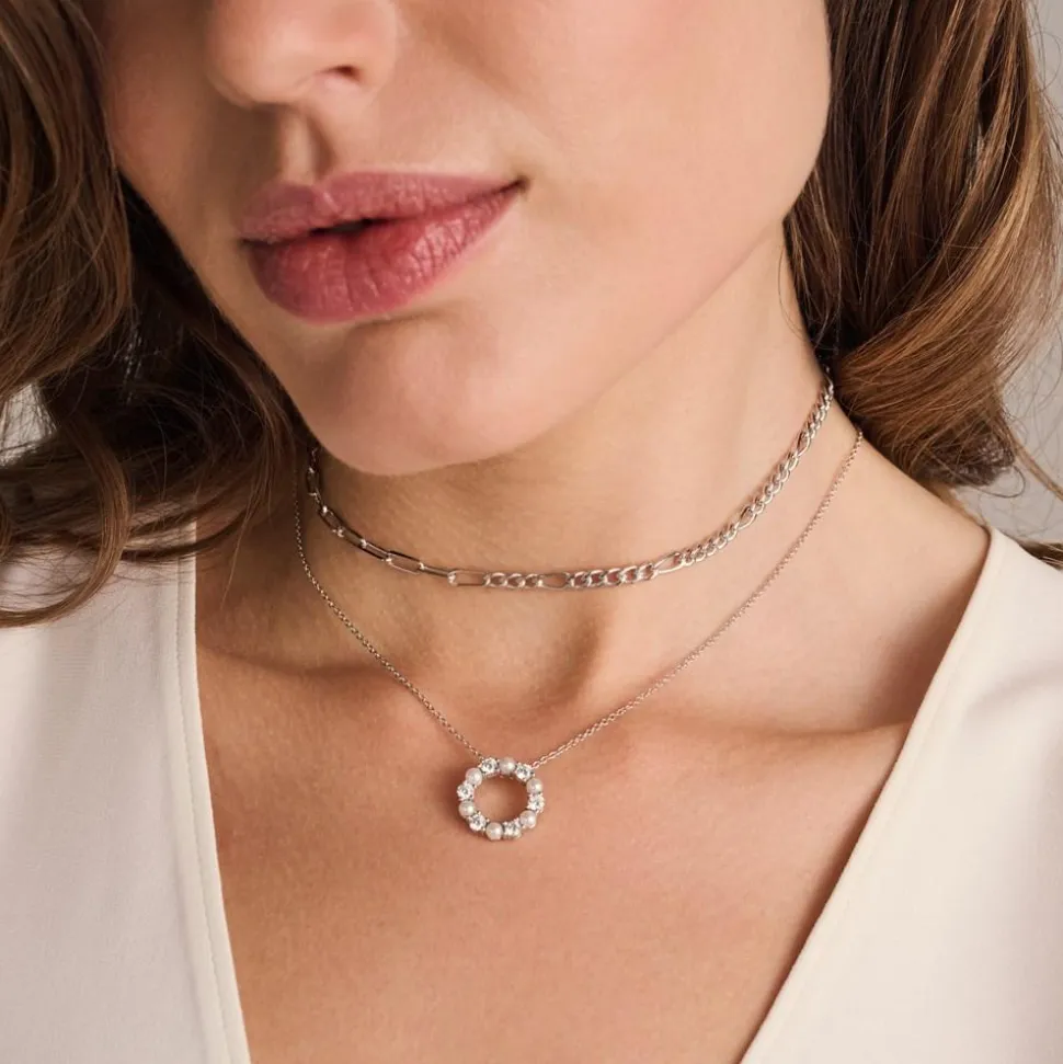 Biella Perla Halskæde, Silver