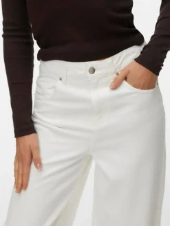 Billie Barrel Jeans, Bright White, W34/L34