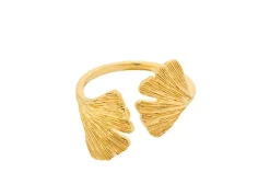 Biloba Ring, Gold Plated, 50