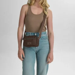 Block Crossbody, Dark Brown