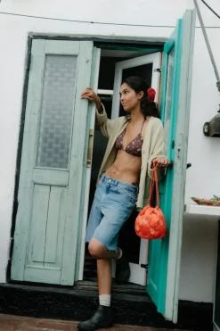 Bloom Paisley Bel Bikinitop, Chocolate Brown, XL