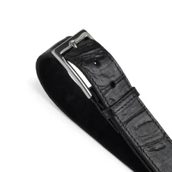 Bælte, Black Croco, 95 cm