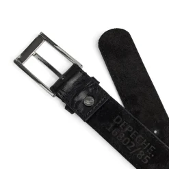 Bælte, Black Croco, 95 cm