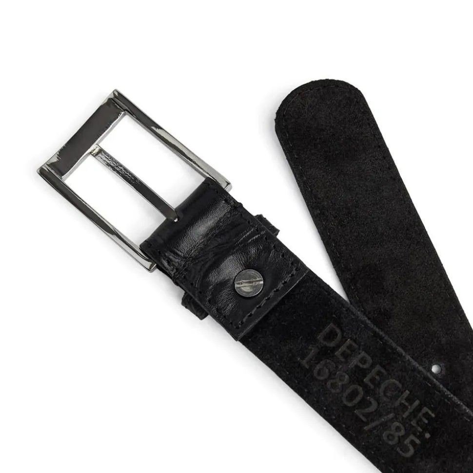 Bælte, Black Croco, 95 cm