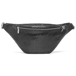 Bæltetaske, Black Croco