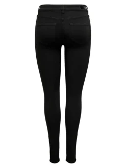 Blush Mid Skinny Jeans, Black Denim, XS/L34