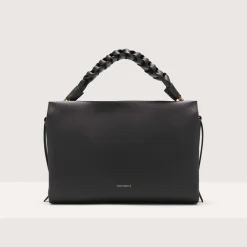 Boheme Medium Skuldertaske, Black/Cuir