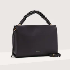 Boheme Medium Skuldertaske, Black/Cuir