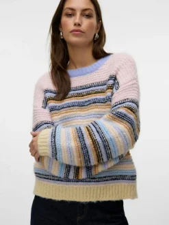 Bonbon Striktrøje, Baby Lavender, M