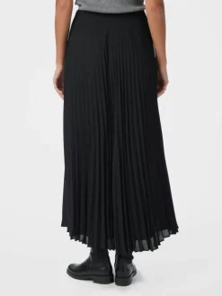 Boni Simple Plisse Nederdel, Black, 40