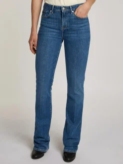 Bootcut Jeans, Mid Blue, W27/L32