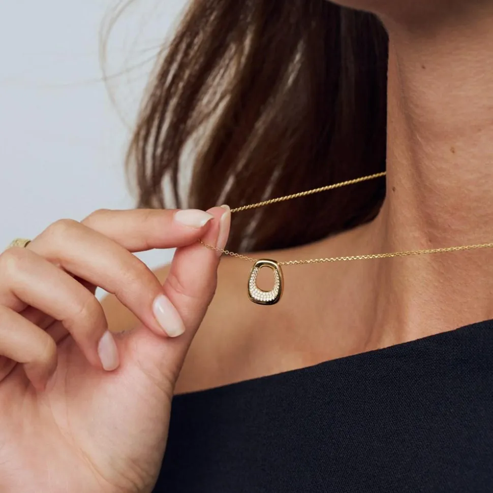 Borsa Halskæde, Gold Plated, 45 cm