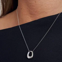 Borsa Halskæde, Silver, 45 cm