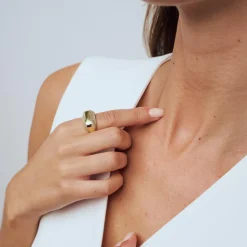 Borsa Ring, Gold Plated, 56