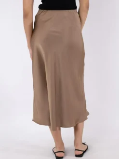 Bovary Nederdel, Dark Taupe, 38