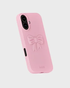 Bow Silicone Sticker, Pink