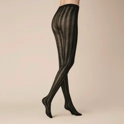 Braid Strømpebukser, Sort, 38/40