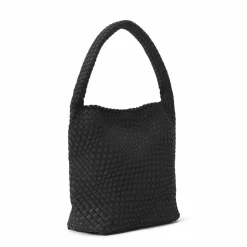 Braided Skuldertaske, Black