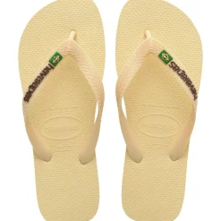 Brazil Logo Sandaler, Buttercream, 37/38
