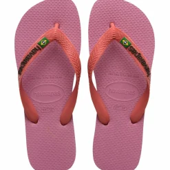 Brazil Logo Sandaler, Chiffon Rose, 39/40