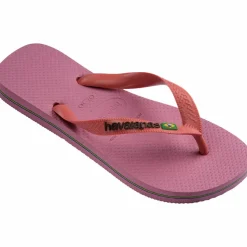 Brazil Logo Sandaler, Chiffon Rose, 39/40
