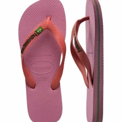 Brazil Logo Sandaler, Chiffon Rose, 39/40
