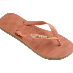 Brazil Logo Sandaler, Pink Clay, 35/36