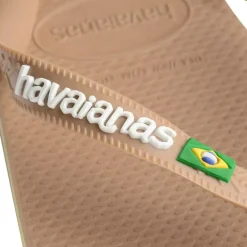 Brazil Logo Sandaler, Rose Gold, 37/38