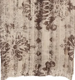Brocade Tørklæde, Sand/Brown